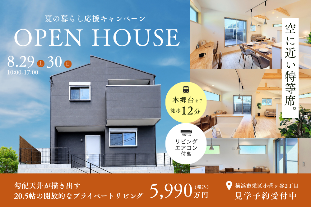 空に近い特等席。勾配天井が描き出す、20.5帖の開放的なプライベートリビング