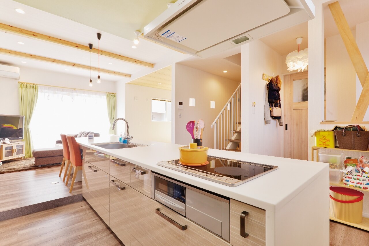 キッチンが主役 真ん中にキッチンがある家 lemonhome キッチンが主役 真ん中にキッチンがある家 lemonhome